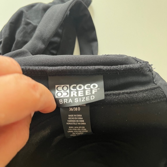 Coco Reef Bra-Size Underwire Five-Way Tankini Top 36/38D - Picture 12 of 13